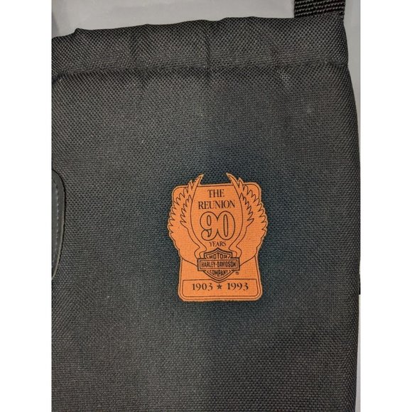 Harley-Davidson Motorcycle Owners Bag The Reunion 90 Years 1903-1993 Pin Stiker - Picture 3 of 10